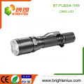 Factory Supply 18650 Long Range High Power Hunting Aluminum Gun Tactical 10w Cree Best Rechargeable led Flashlight with Clip